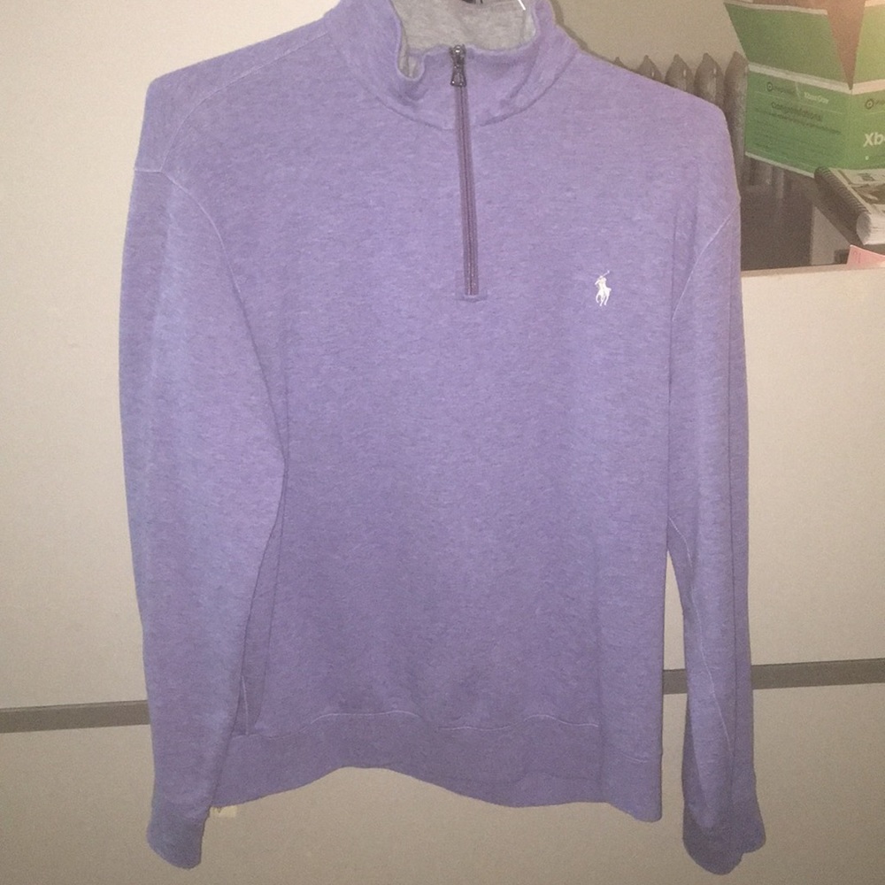 Polo Ralph Lauren quarter zip pullover purple